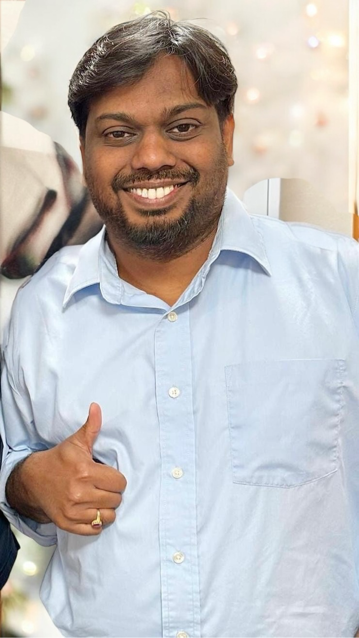 Joshua Borra, founder of Joshua Borra Solutions, in the studio